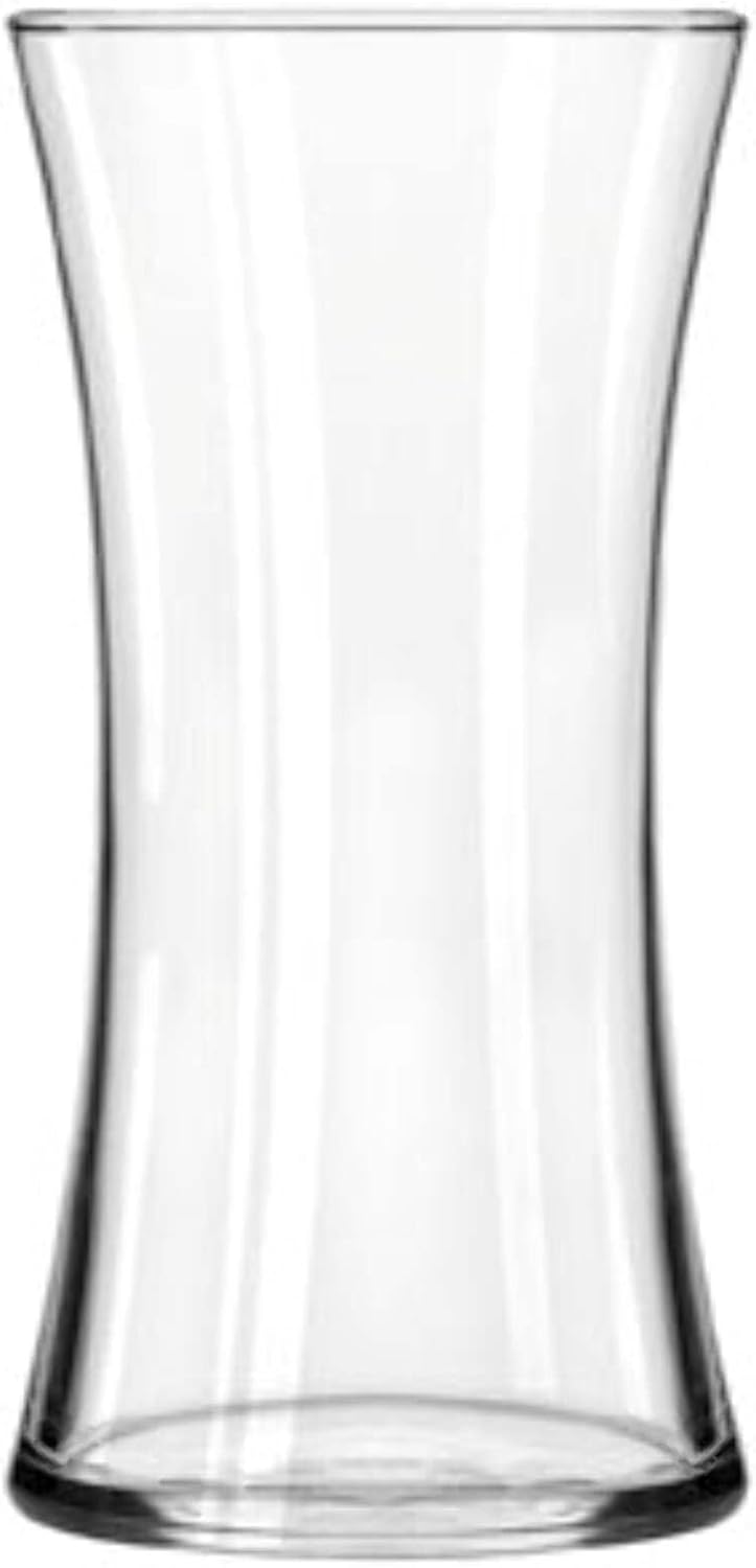 Libbey Flare Sidney Vase, 8-Inch, Clear, Set of 4