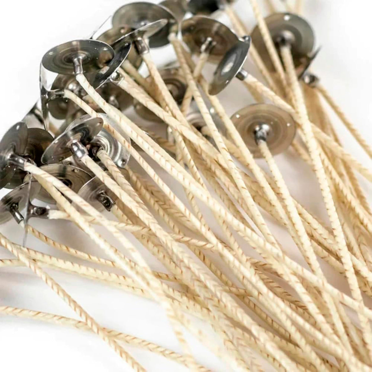 6" Eco Candle Making Wicks, Self-Trimming Design, Coreless Cotton Wicks for Candle Making, Ideal for DIY, Ideal for Low Melt-Point Waxes, Size ECO-1, Pack of 100